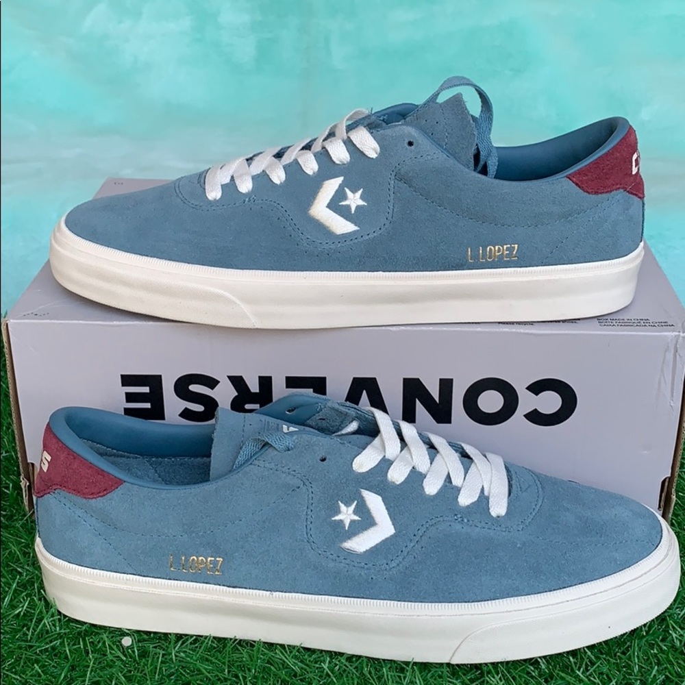 CONVERSE LOUIE LOPES OX CELESTIAL TEAL/DARK MEN’s - Picture 2 of 16